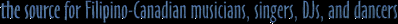 the source for Filipino-Canadian music